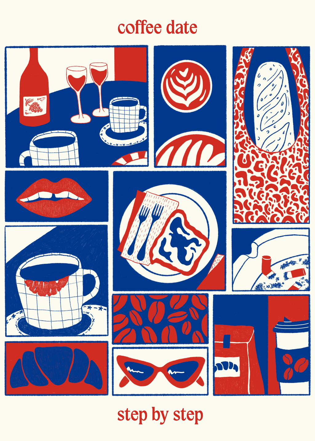 Coffee Date Art Print